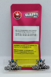 Bold Glazed Melted Strawberries Liquid Diamond Vape Cart 1g