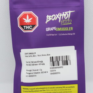 BOXHOT Grape Smuggler Vape Cart 1.2g