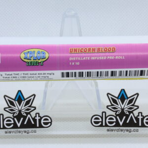 XPLOR Level X Unicorn Blood Distillate Infused Pre Roll 1 x 1g