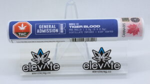 G Admission Tiger Blood Distillate Infused 5 x 0.5g Pre-Rolls