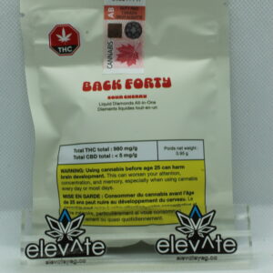 Back Forty Sour Cherry Liquid Diamonds 0.95g Disp. Vape