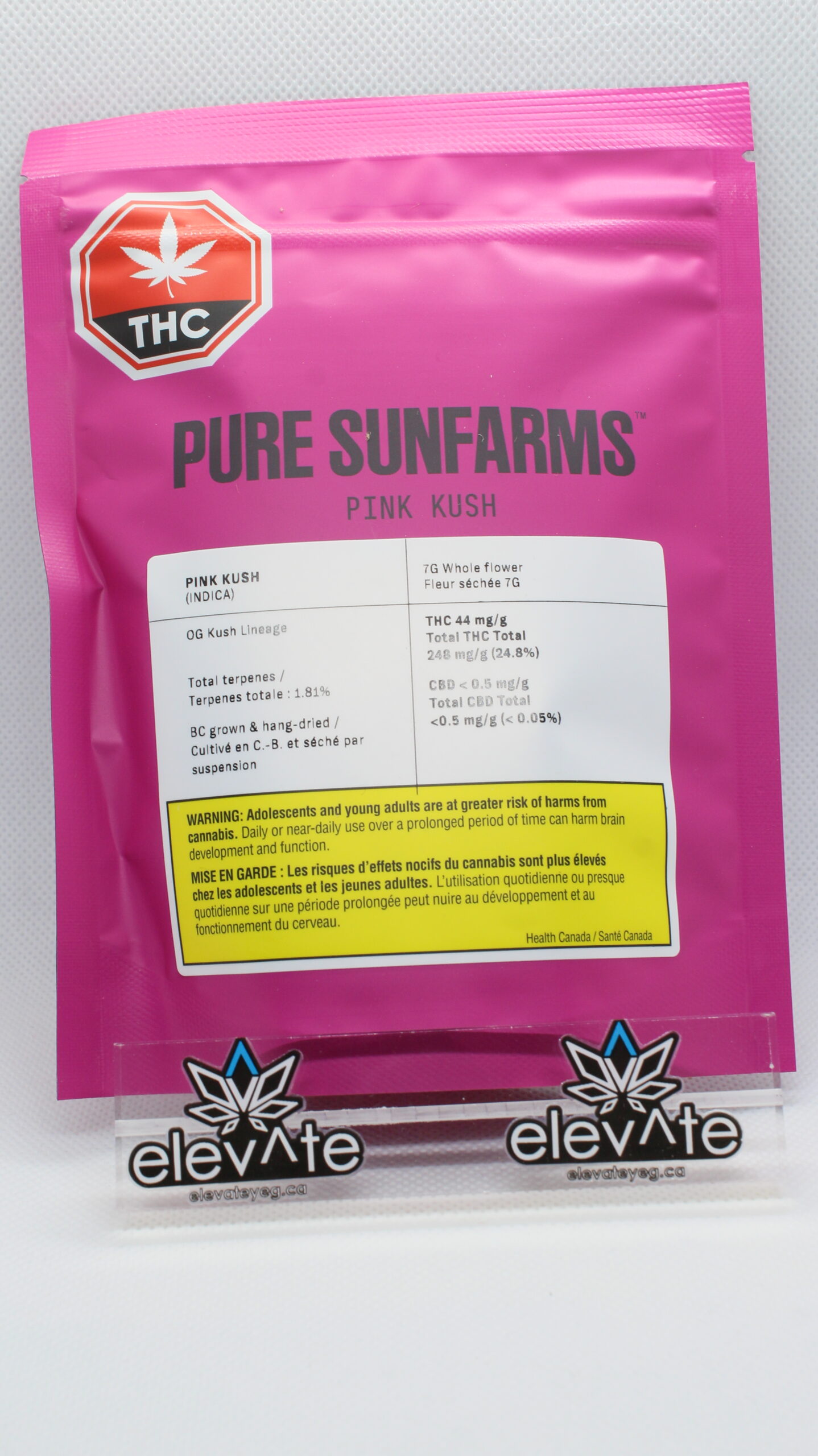 Pure Sunfarms Pink Kush 7g
