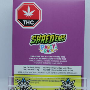 Shred'ems PARTY PACK Paradise PNCH Zero Max10 Soft Chews x10