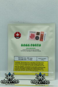 Back Forty Key Lime Kush Liquid Diamonds Vape Cart 0.95g