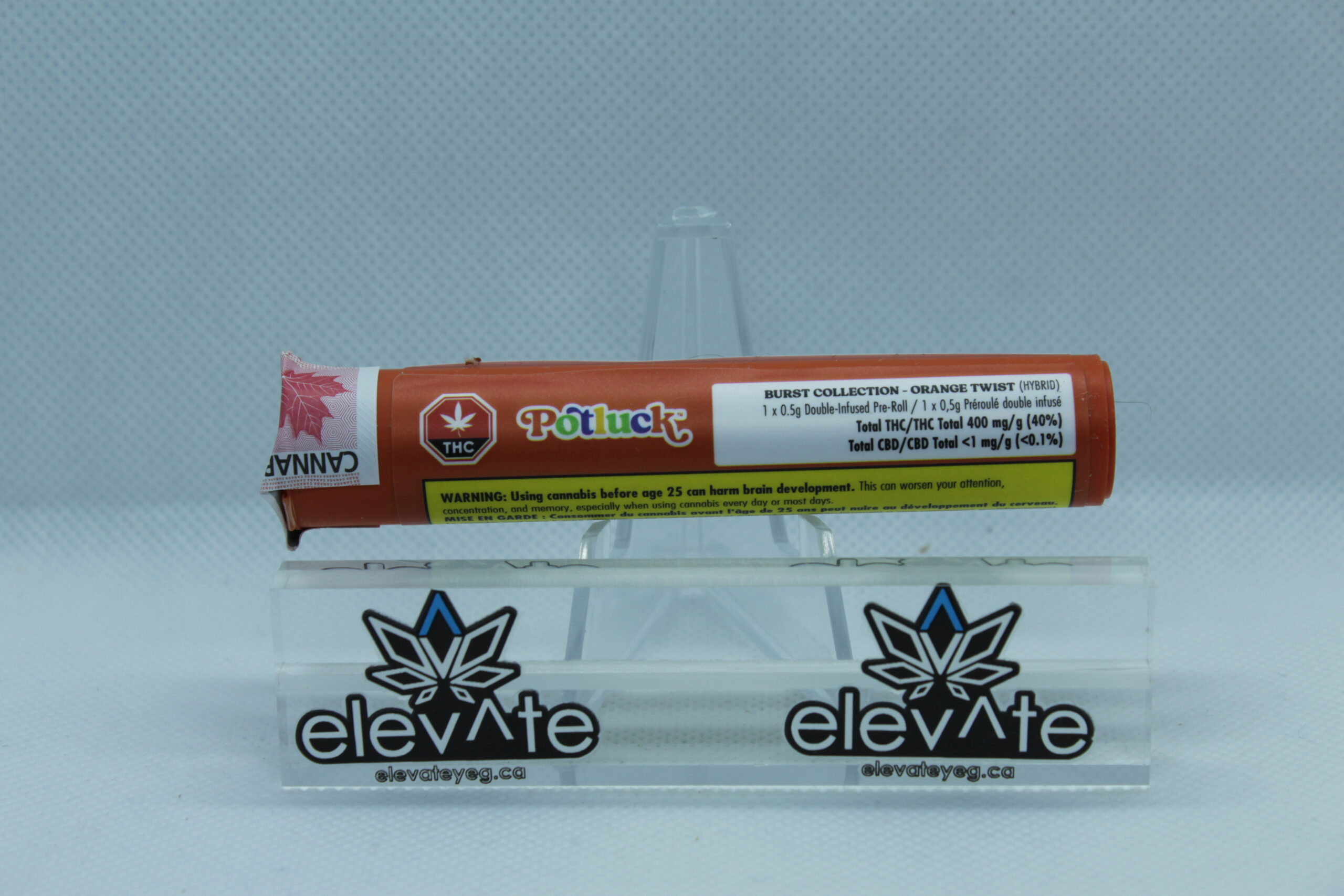 Potluck Orange Twist Infused Pre Roll 1 x 0.5g