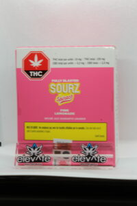 Multipack Spinach Sourz Fully Blasted Pink Lemonade Soft Chews x10