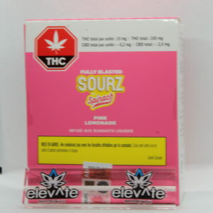 Multipack Spinach Sourz Fully Blasted Pink Lemonade Soft Chews x10