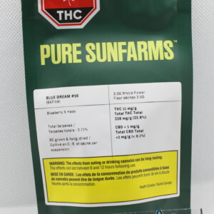 Pure Sunfarms Blue Dream #16 3.5g