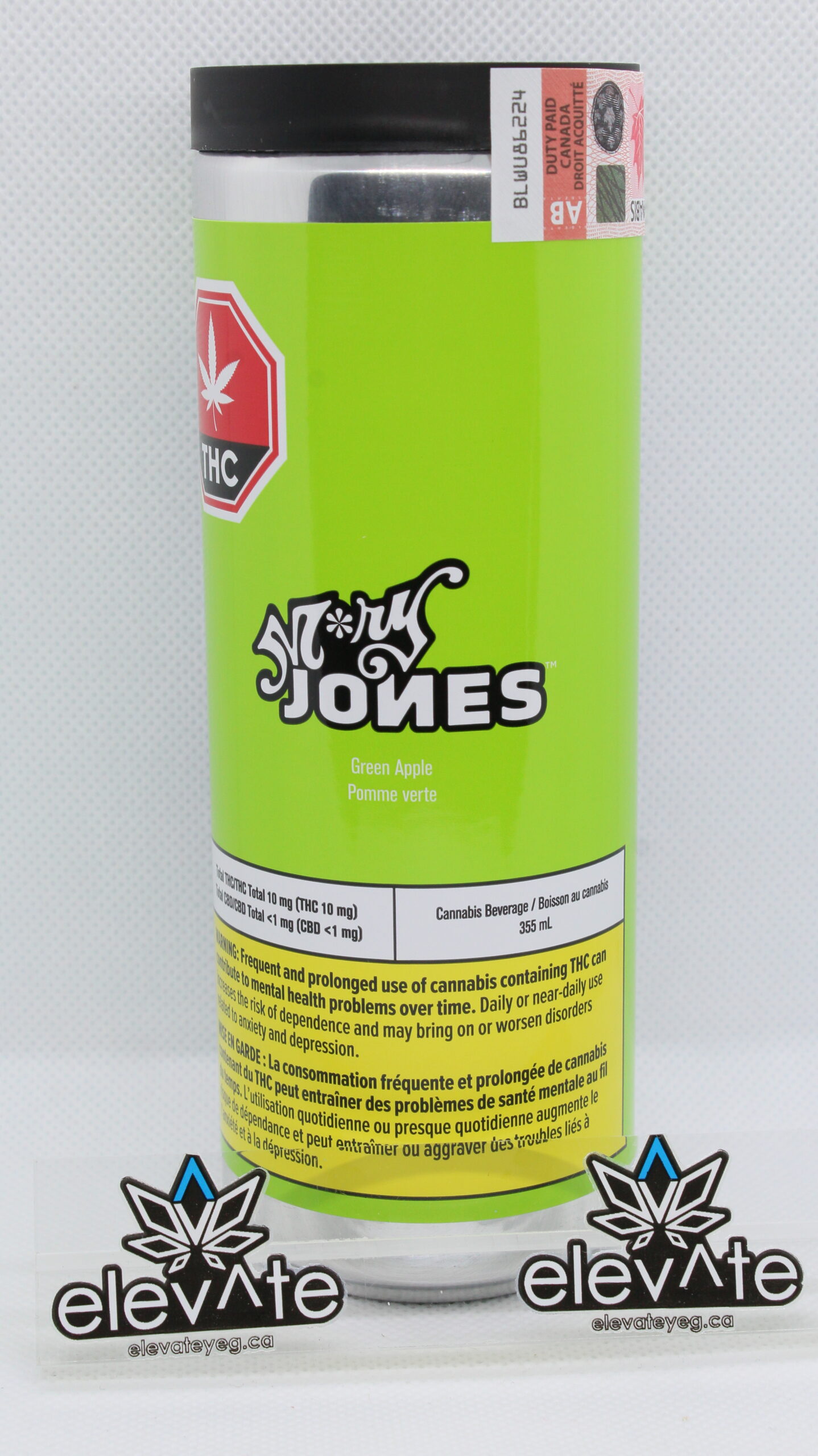 M*ry Jones Green Apple Soda 355ml