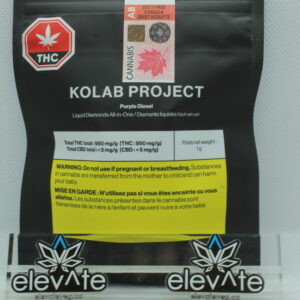 Kolab Project Purple Diesel Diamonds AIO Vape 1g