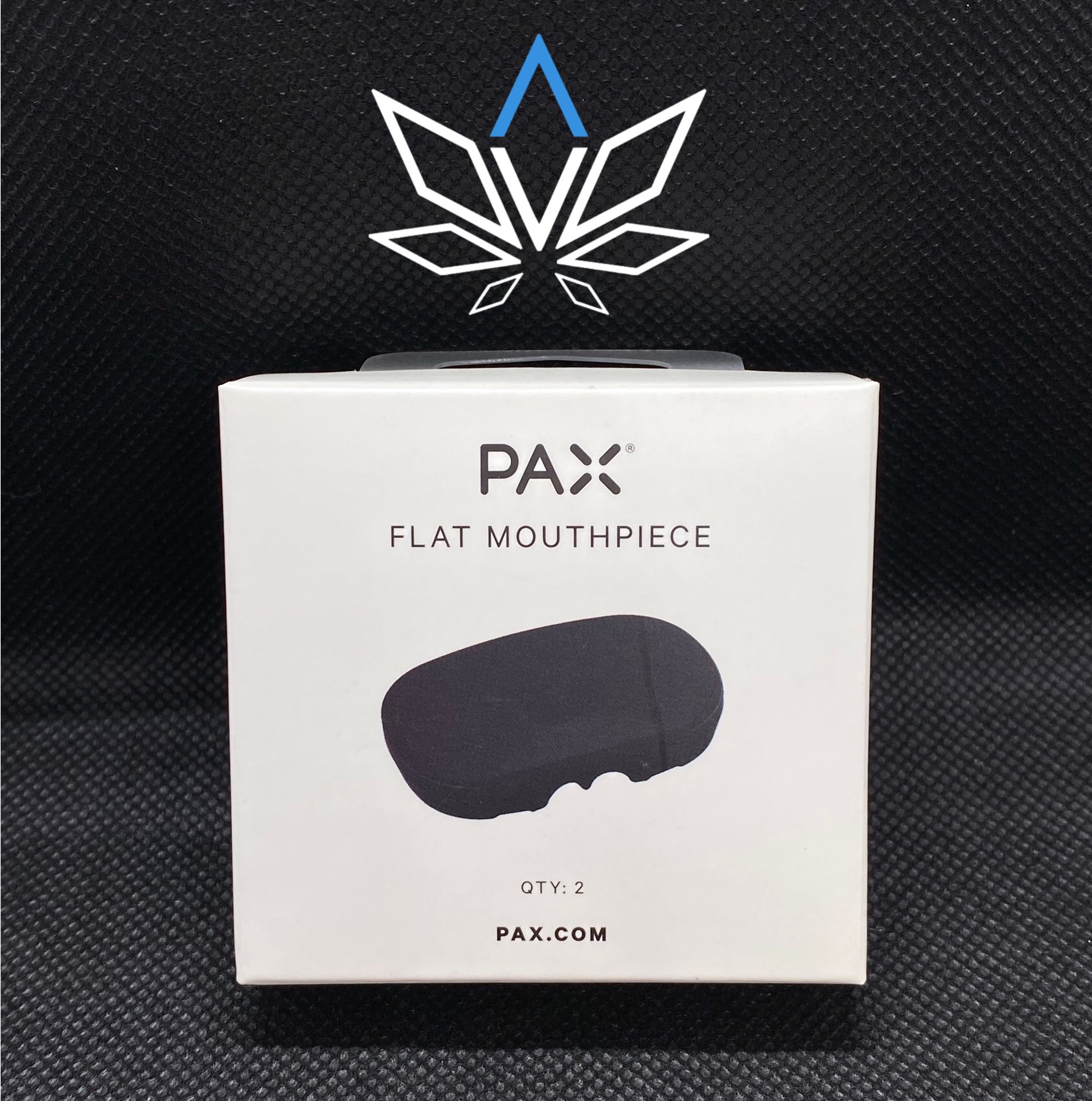 Pax 2/3 Flat Black Mouthpiece 2 Pack