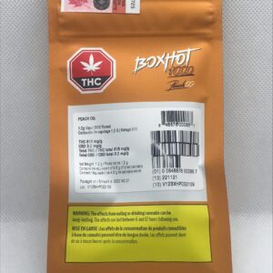 BOXHOT Peach OG Vape Cart 1.2g