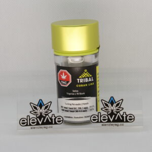 Tribal Cuban Linx Pre Rolls 5 x 0.5g - Sativa pre-roll at Elevate Cannabis Co., Edmonton