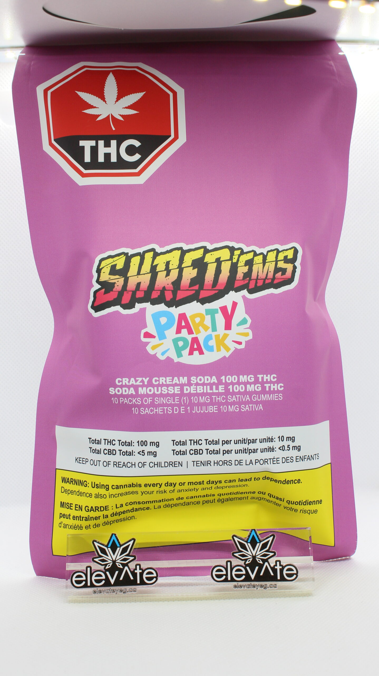 Shred'ems PARTY PACK Crazy Cream Soda Max10 Soft Chews x10