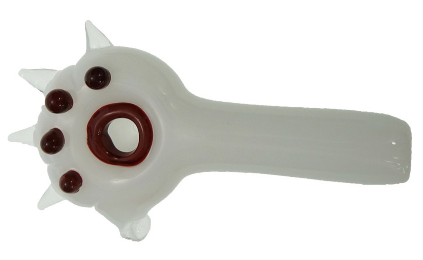 Glass Cat Paw Pipe