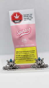 Spinach Pink Bubba Liquid Diamonds Vape Cart 1g