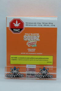 Multipack Spinach Sourz Fully Blasted Orange Cream Soft Chews x10