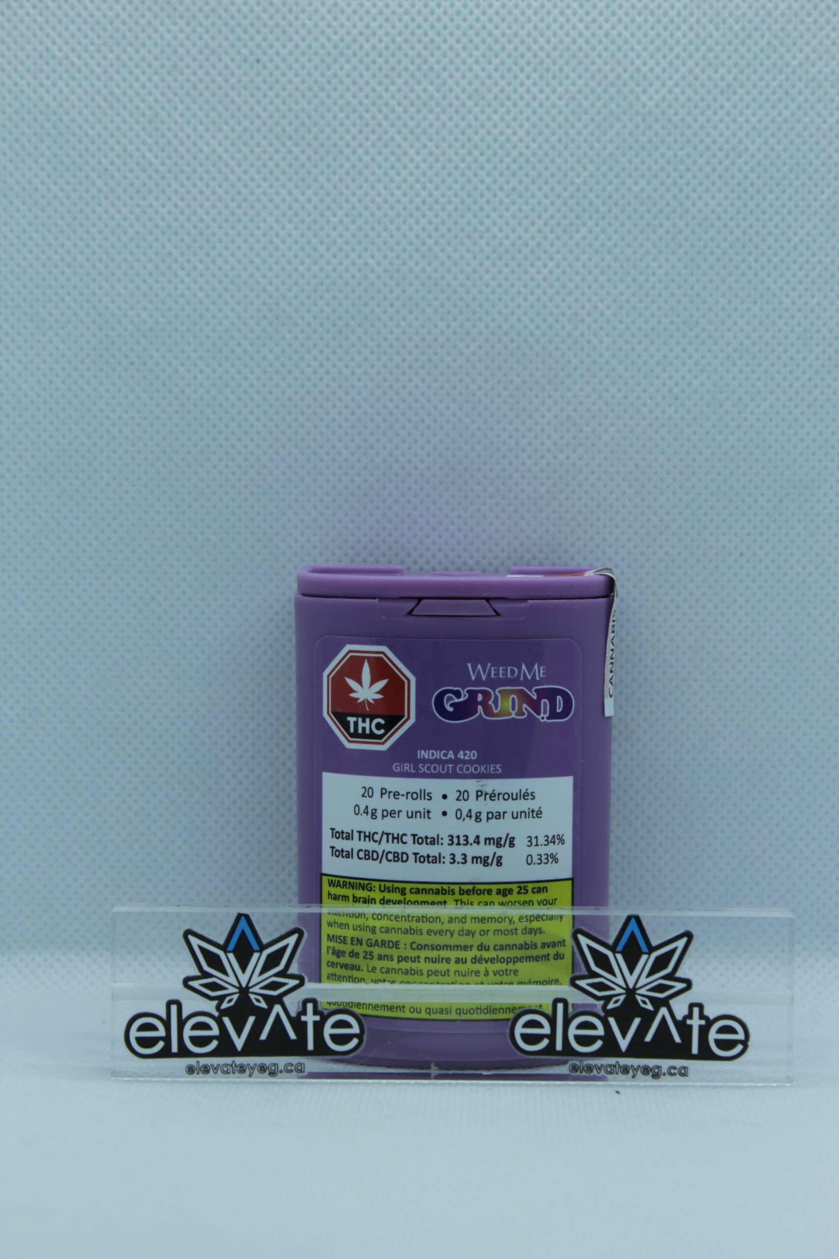 Weed Me Grind INDICA 420 Pre Rolls 20 x 0.4g