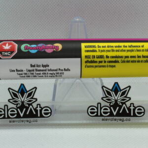 FrootyHooty Bad Azz Apple Liquid Diamond & Live Rosin Infused Pre Rolls 3 x 0.5g