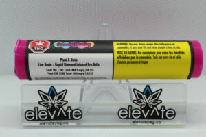 FrootyHooty Plum & Done Liquid Diamond & Live Rosin Infused Pre Rolls 3 x 0.5g