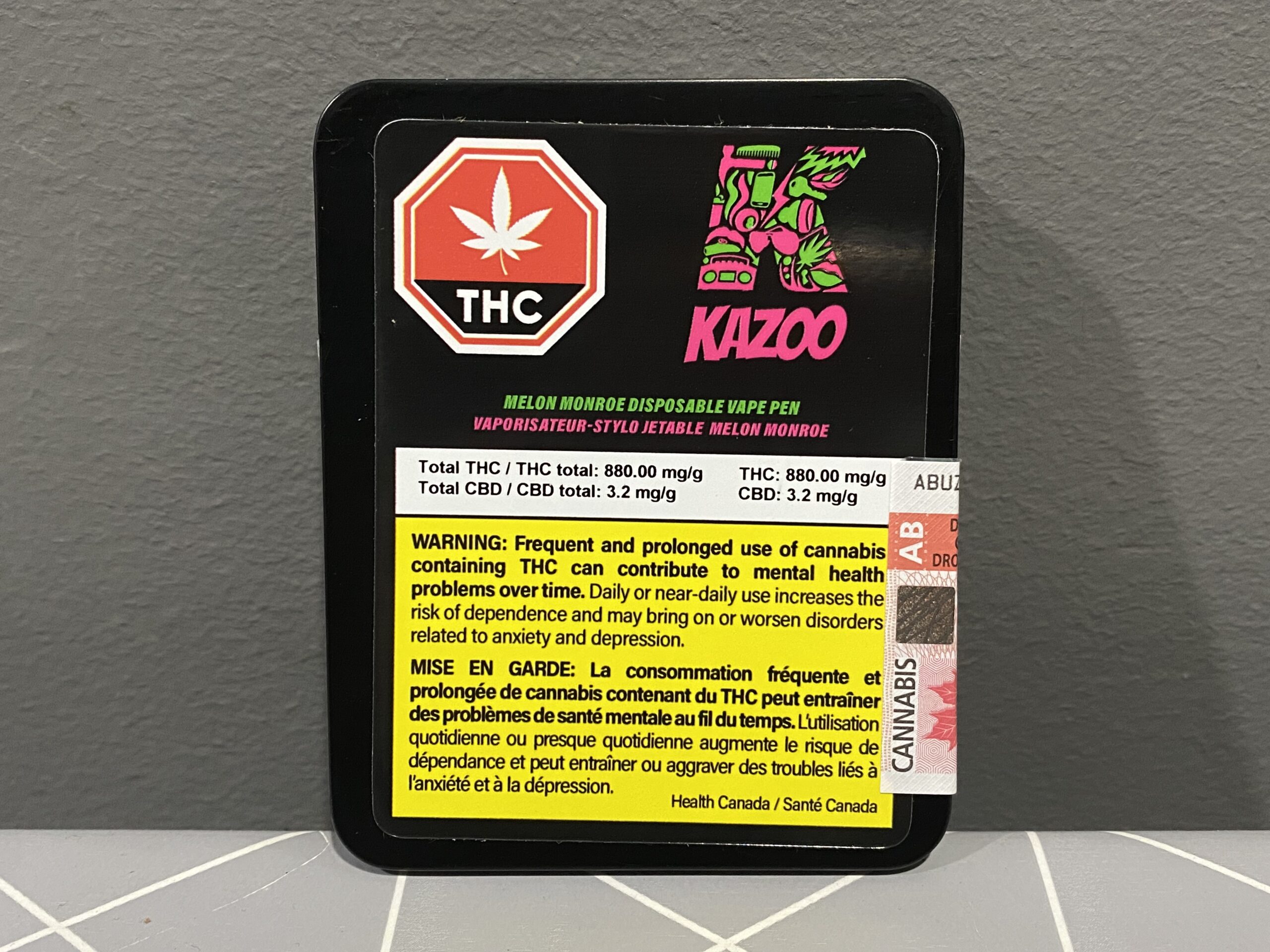 KAZOO 1g Melon Monroe Disp. Pen