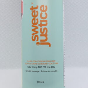 Sweet Justice Glazed Donut Cream Soda FREE 10THC +10CBG 355ml