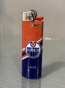 OILERS Bic Lighter