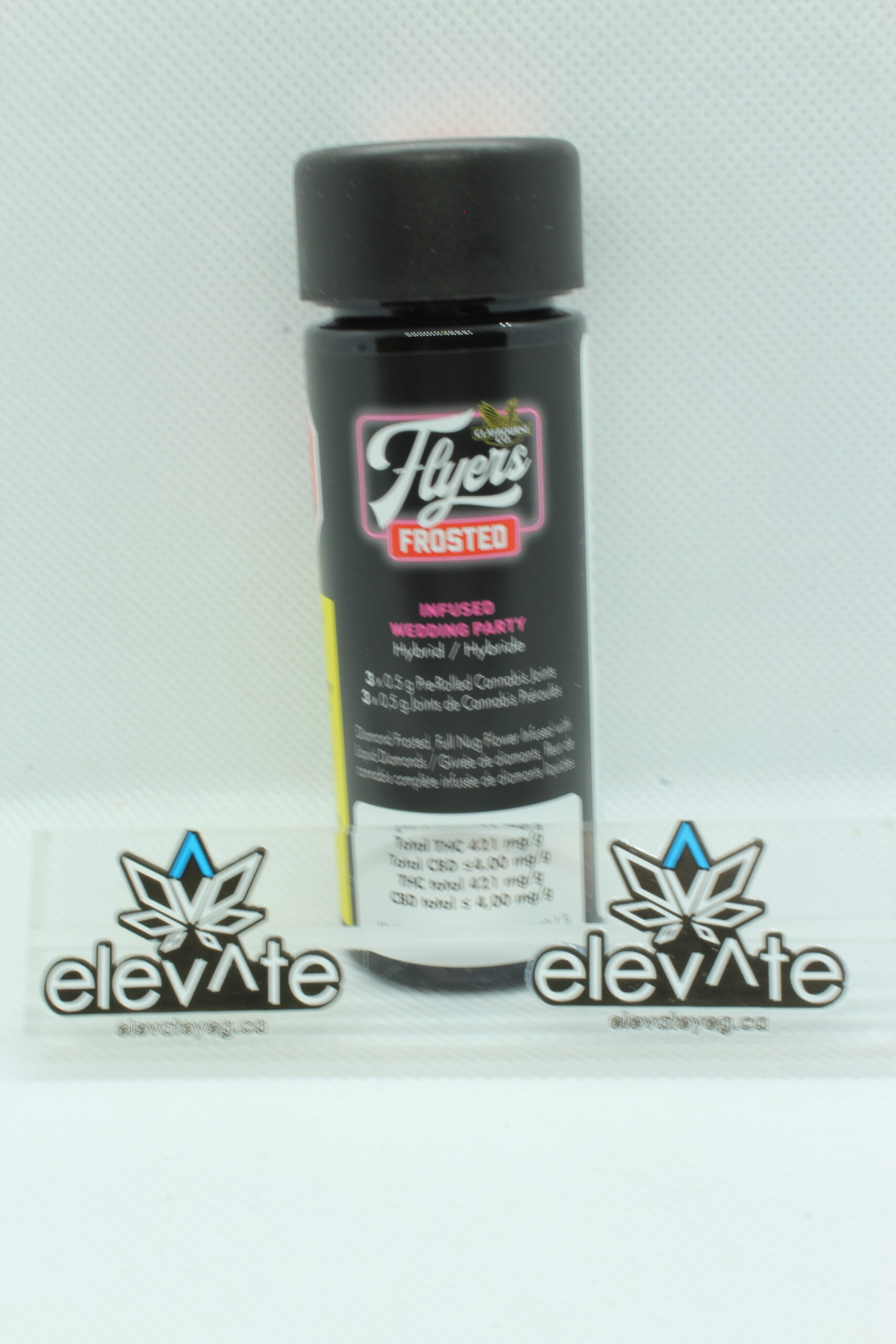 Claybourne Flyers Frosted Wedding Party Infused Pre Rolls 3 x 0.5g
