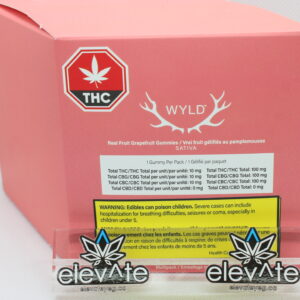 Wyld Grapefruit (SATIVA) THC:CBG:CBC 1:1:1 Multipack of 10 Soft Chews