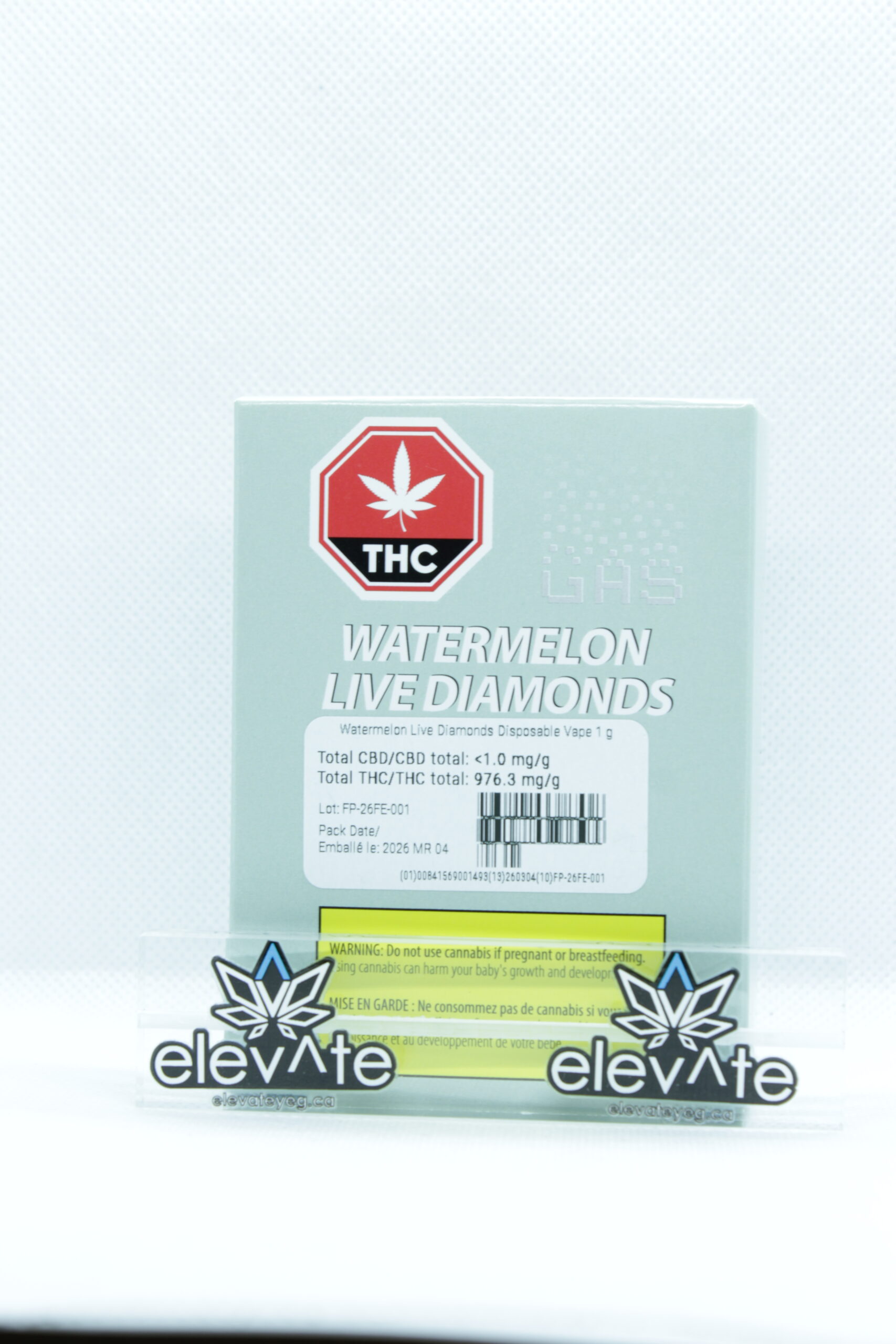 GAS Watermelon Live Diamonds Disp. Vape 1g