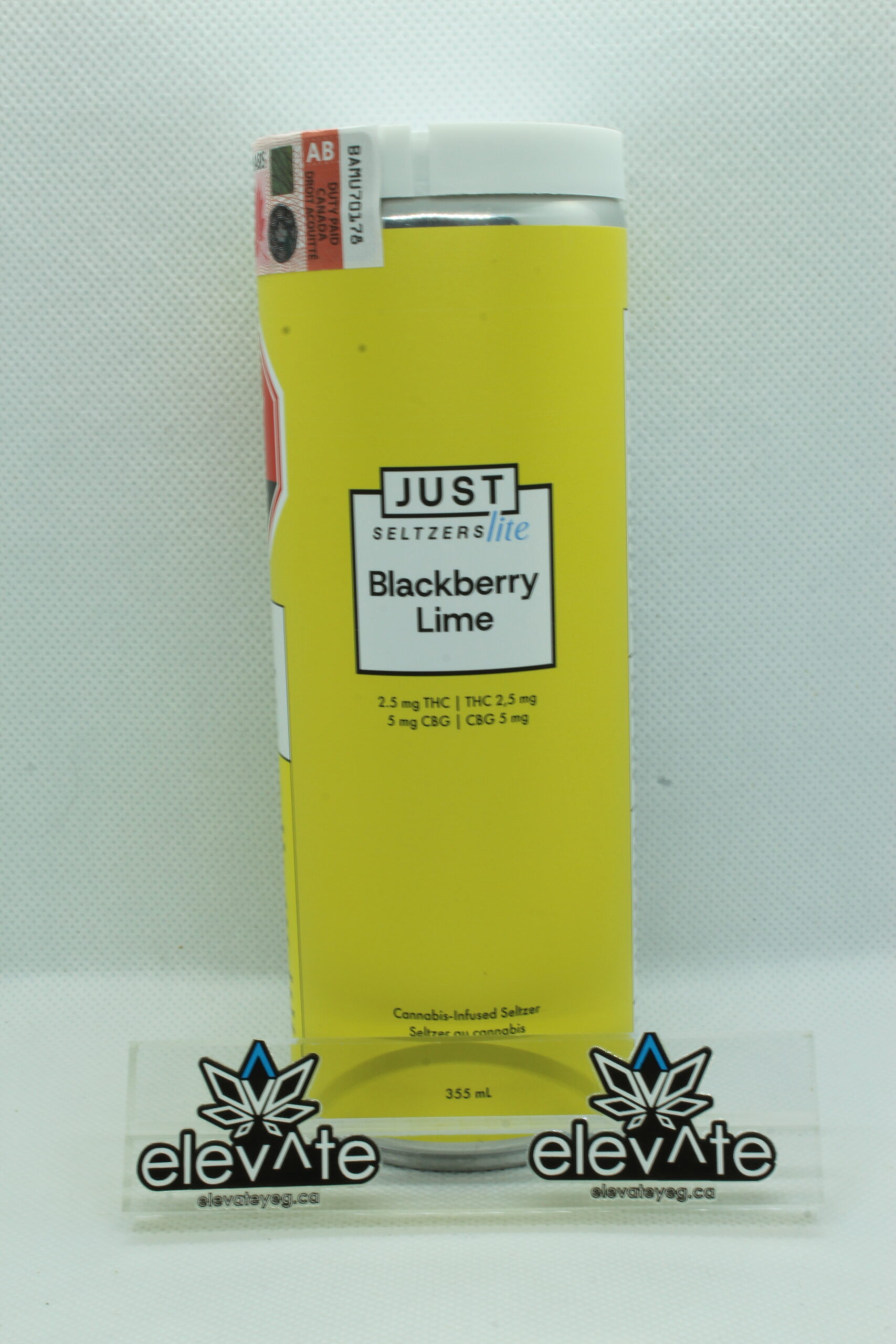 JUST Seltzers LITE Blackberry Lime 355ml