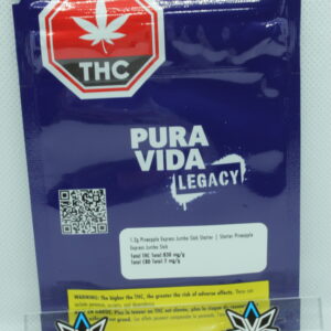 Pura Vida Pineapple Express Jumbo Slab Shatter 1.2g