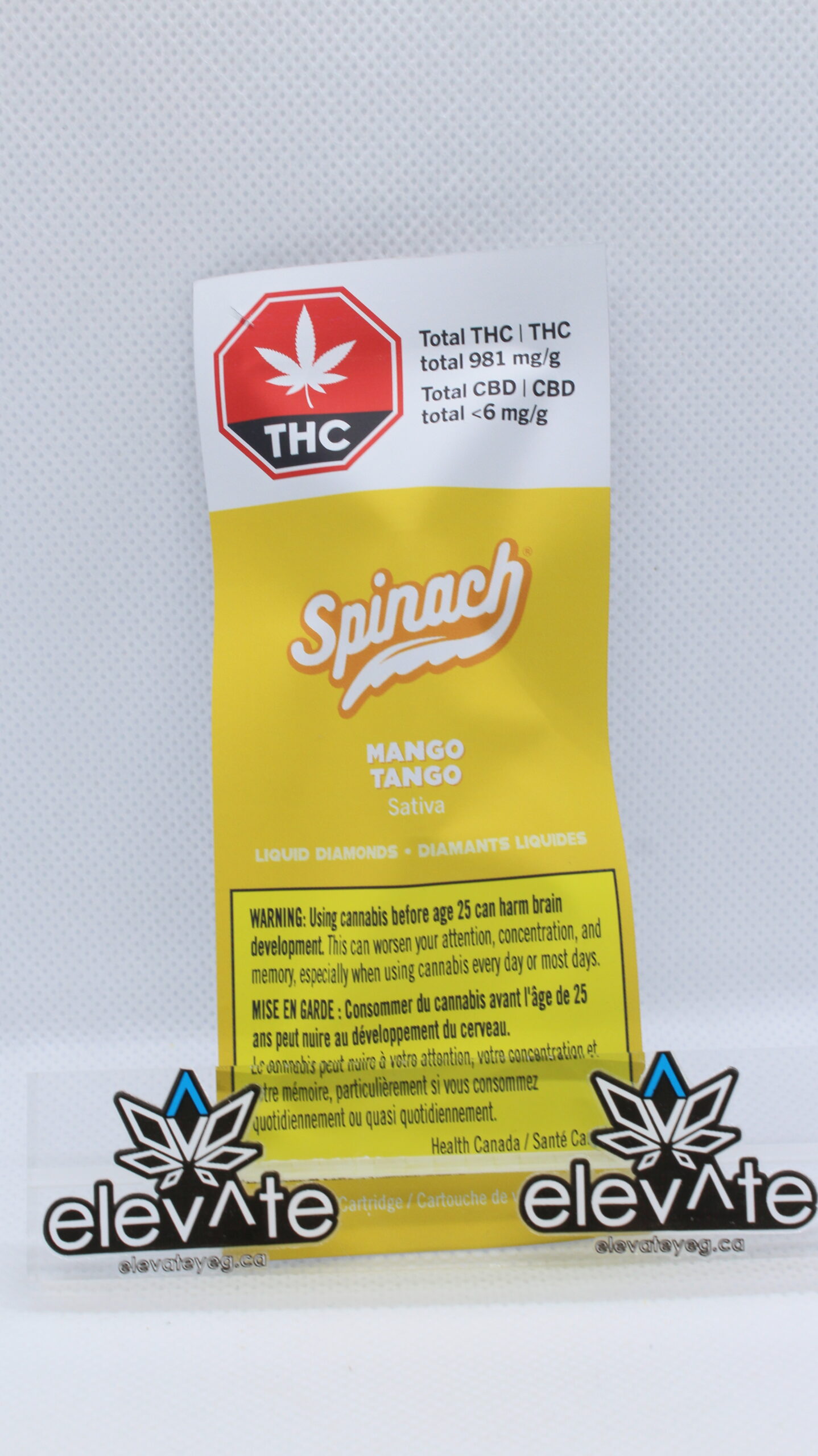 Spinach Mango Tango Liquid Diamonds Vape Cart 1g