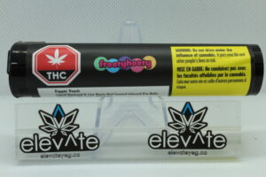 FrootyHooty Popping Peach Liquid Diamond & Live Rosin Infused Pre Rolls 3 x 0.5g