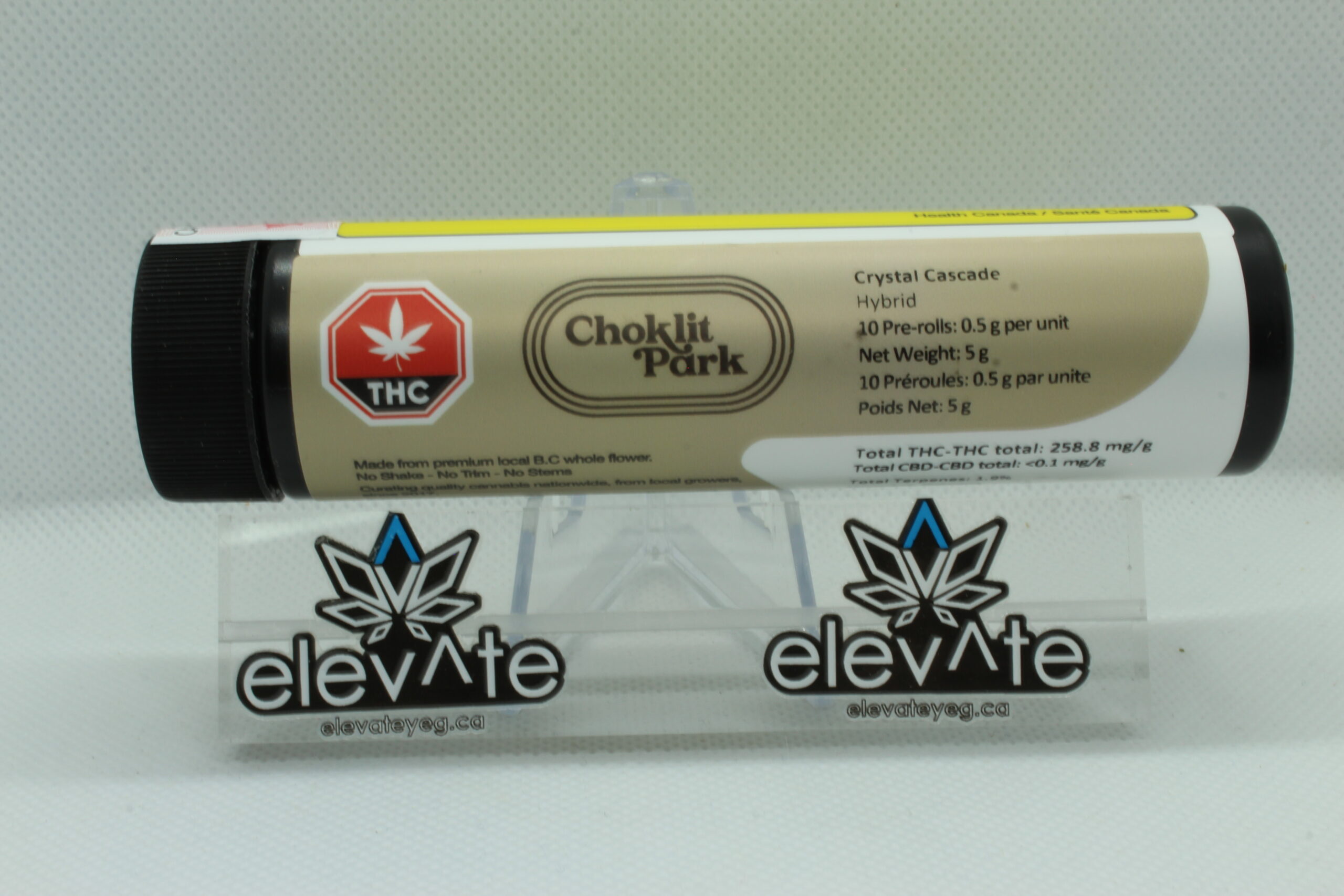 Choklit Park Crystal Cascade 10 x 0.5g Pre Rolls