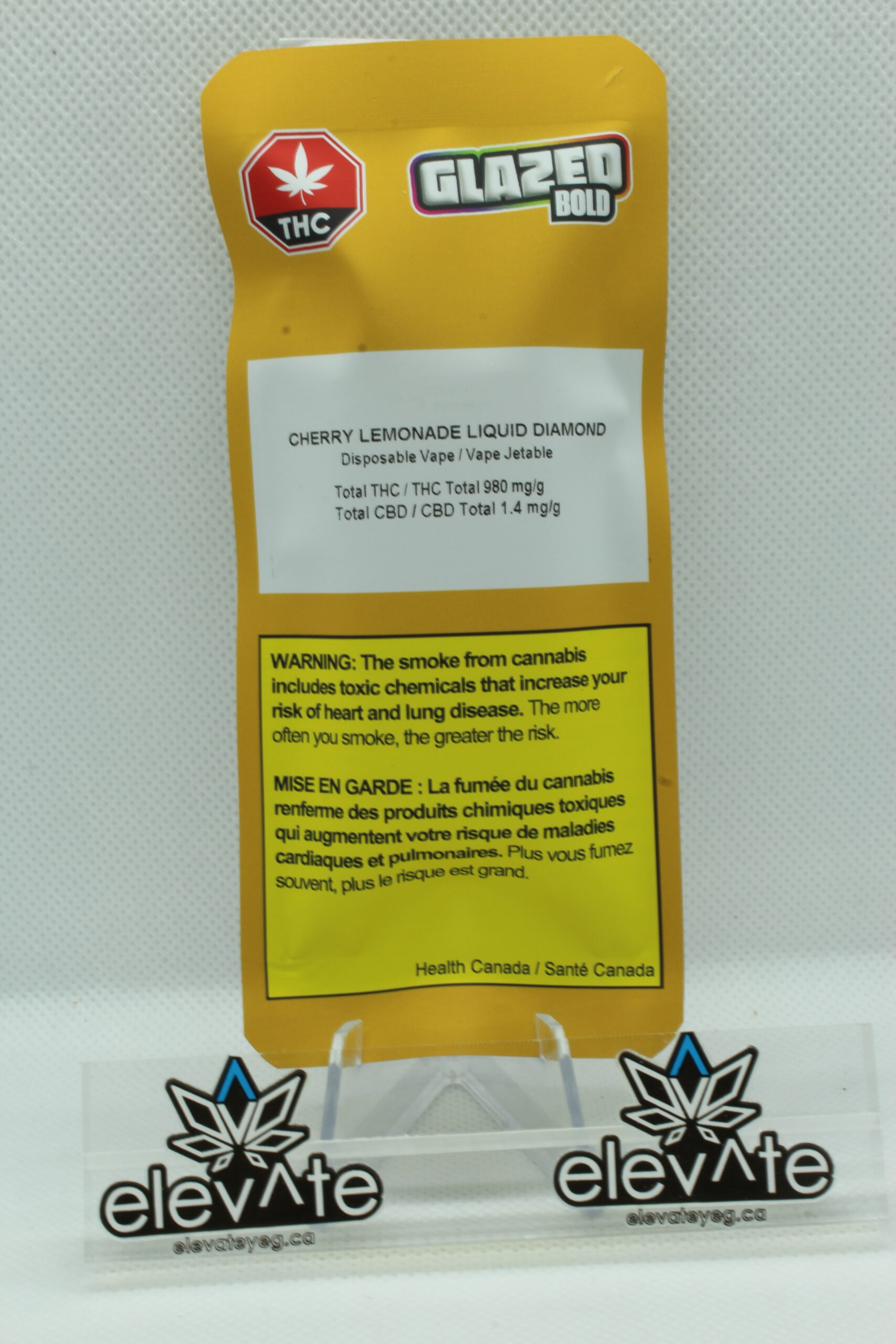Bold Glazed Cherry Lemonade Liquid Diamond Disp. Vape 1g
