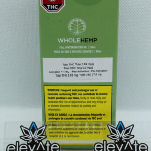 Wholehemp Full Spectrum CBD Oil 30ml