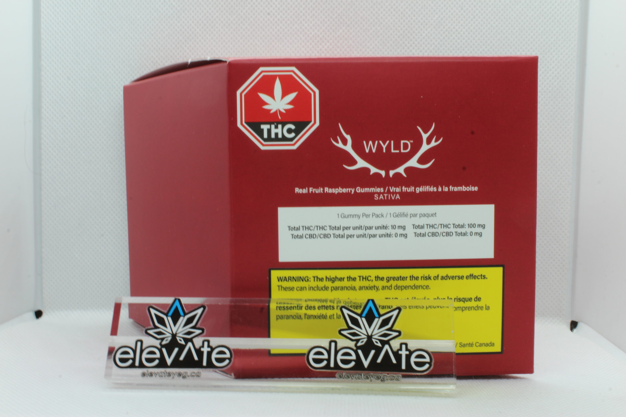 Wyld raspberry THC soft chews multipack