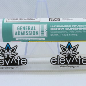 G Admission Berry Sunshine Infused 3 x 0.5g Pre-Rolls - Sativa pre-roll at Elevate Cannabis Co., Edmonton