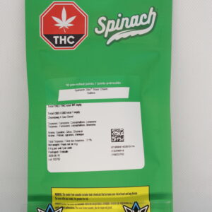 Spinach Stix Sour Chem 10 x 0.4g Pre Rolls - Sativa pre-roll at Elevate Cannabis Co., Edmonton