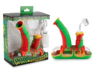 Ooze Steamboat Silicone & Glass Water Bubbler