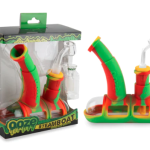 Ooze Steamboat Silicone & Glass Water Bubbler