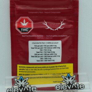Wyld Raspberry (SATIVA) Soft Chews x2