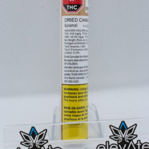 One World Cannabis Karamel 3 x 0.5g Pre Rolls