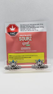 Spinach Sourz Strawberry Watermelon THC:CBG 1:1 Soft Chew x1