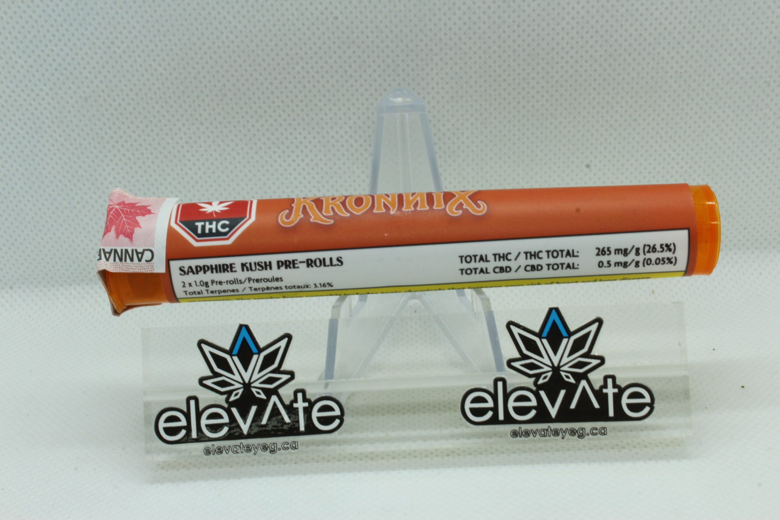 Kronnix Sapphire Kush Pre Rolls 2 x 1g