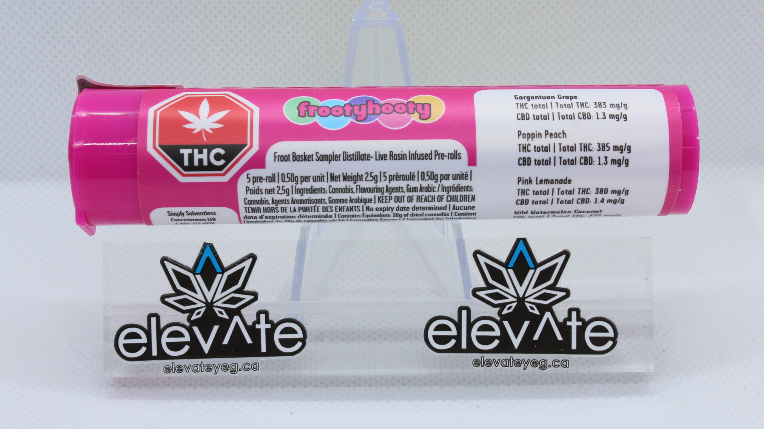 FrootyHooty Frooty Basket Infused Pre Rolls Sampler 5 x 0.5g