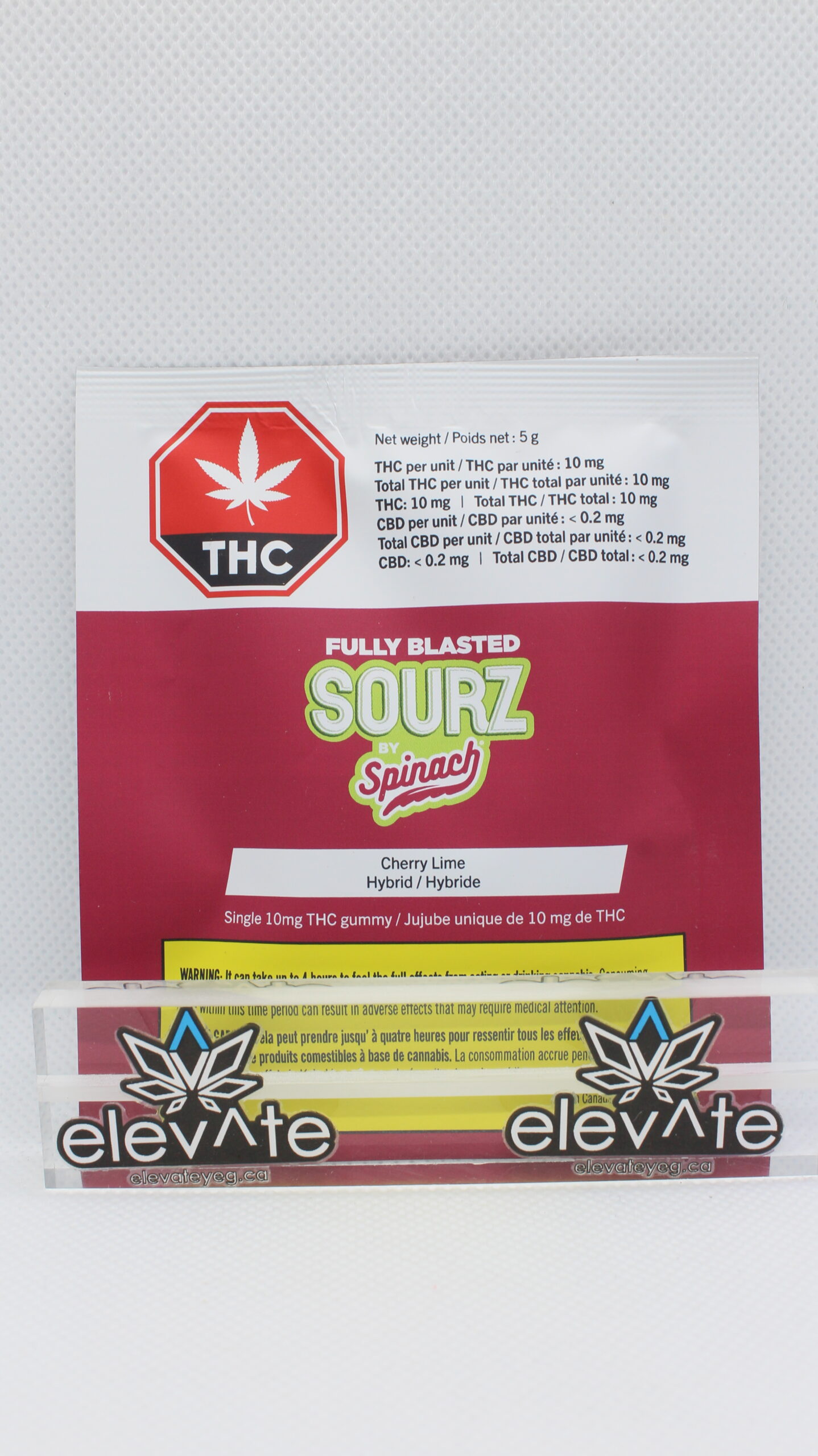 Spinach Sourz Fully Blasted Cherry Lime Soft Chew x1
