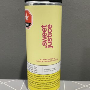 Sweet Justice Elderflower Pom Sparkling Beverage 355ml