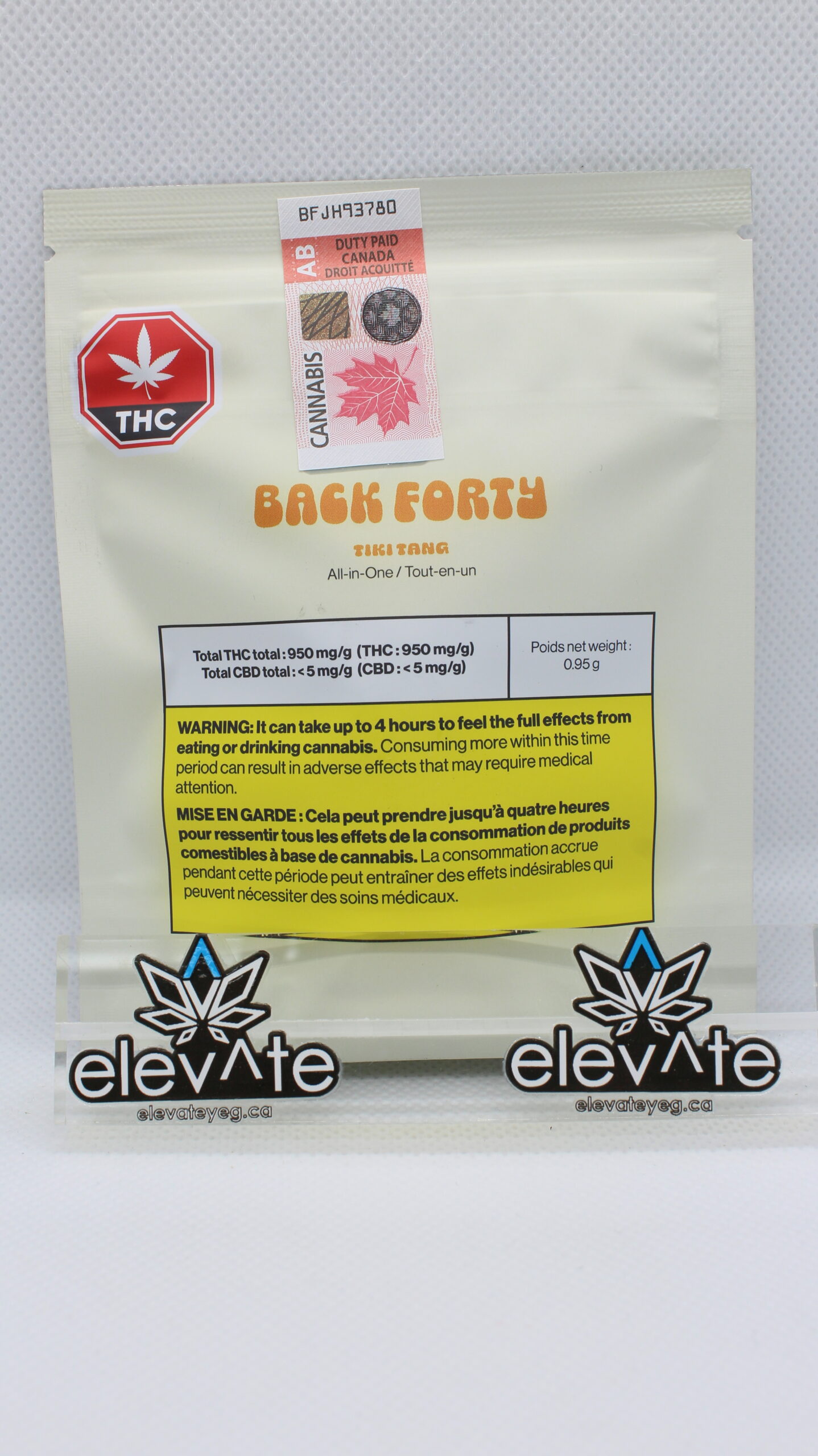 Back Forty Tiki Tang 0.95g Disp. Vape